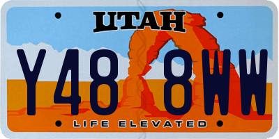 UT license plate Y488WW