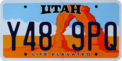 UT license plate Y489PQ