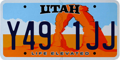 UT license plate Y491JJ
