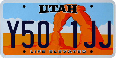 UT license plate Y501JJ