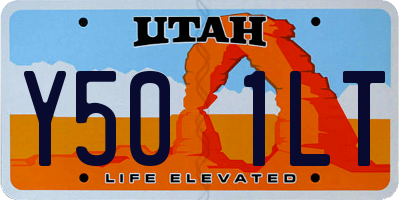 UT license plate Y501LT