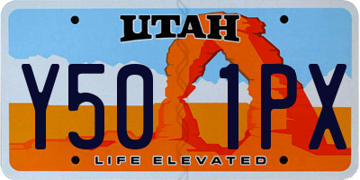 UT license plate Y501PX