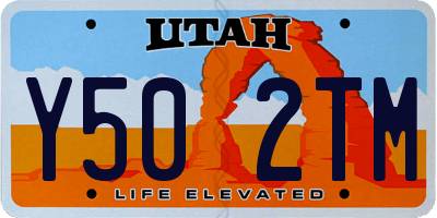 UT license plate Y502TM