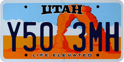 UT license plate Y503MH