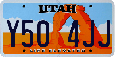 UT license plate Y504JJ