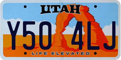 UT license plate Y504LJ