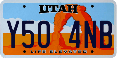 UT license plate Y504NB