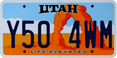 UT license plate Y504WM