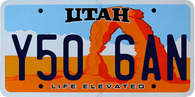 UT license plate Y506AN