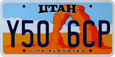 UT license plate Y506CP