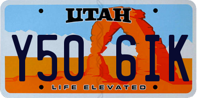 UT license plate Y506IK