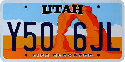 UT license plate Y506JL