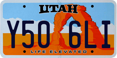 UT license plate Y506LI