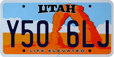 UT license plate Y506LJ