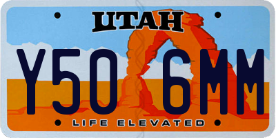 UT license plate Y506MM