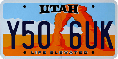 UT license plate Y506UK