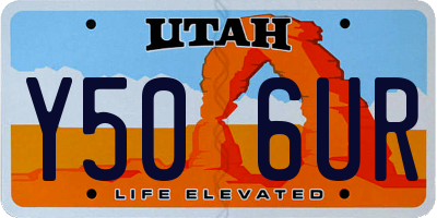 UT license plate Y506UR