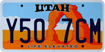 UT license plate Y507CM