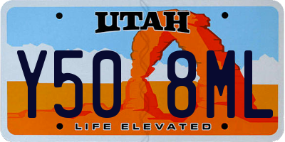 UT license plate Y508ML