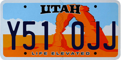 UT license plate Y510JJ