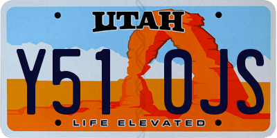 UT license plate Y510JS