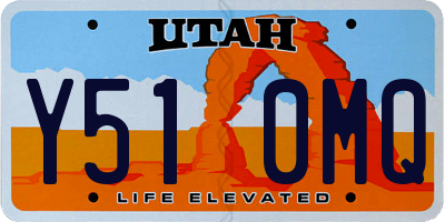UT license plate Y510MQ