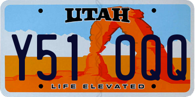 UT license plate Y510QQ