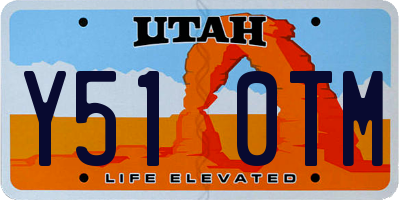 UT license plate Y510TM