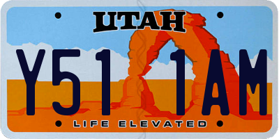 UT license plate Y511AM