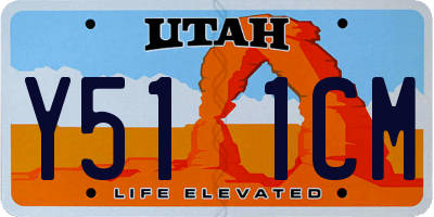 UT license plate Y511CM