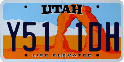 UT license plate Y511DH