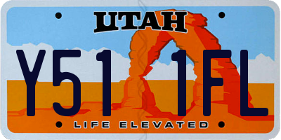 UT license plate Y511FL