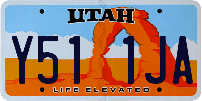 UT license plate Y511JA