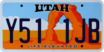 UT license plate Y511JB