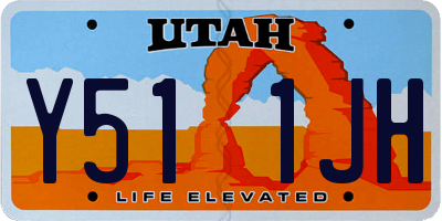 UT license plate Y511JH