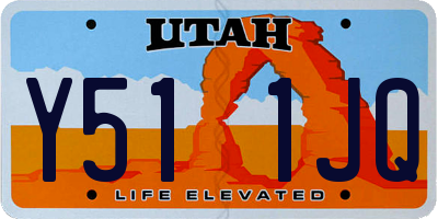 UT license plate Y511JQ