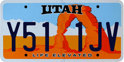 UT license plate Y511JV