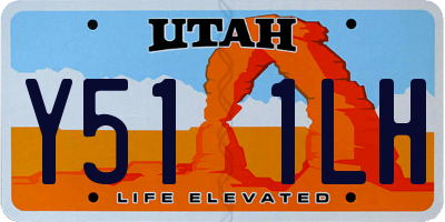 UT license plate Y511LH