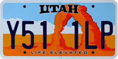 UT license plate Y511LP