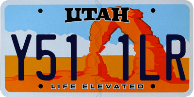 UT license plate Y511LR