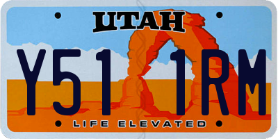 UT license plate Y511RM