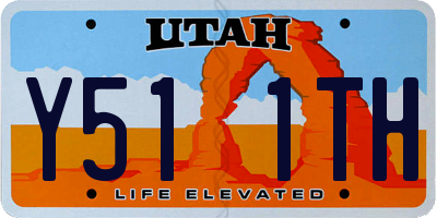 UT license plate Y511TH
