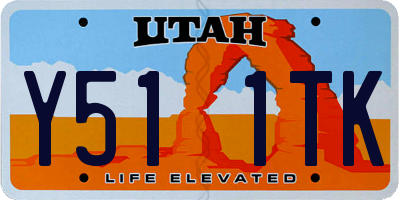UT license plate Y511TK