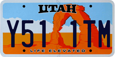 UT license plate Y511TM