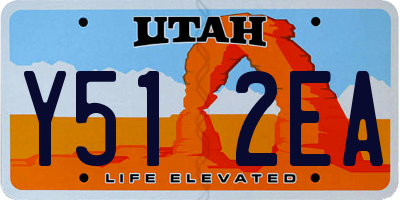 UT license plate Y512EA