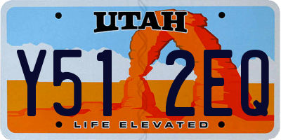 UT license plate Y512EQ