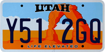 UT license plate Y512GQ