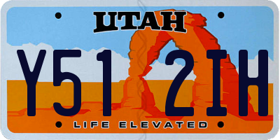 UT license plate Y512IH
