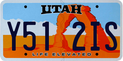UT license plate Y512IS