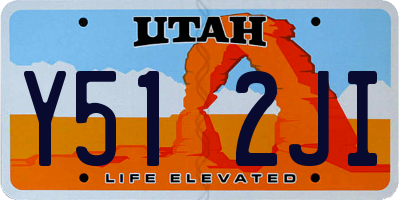 UT license plate Y512JI